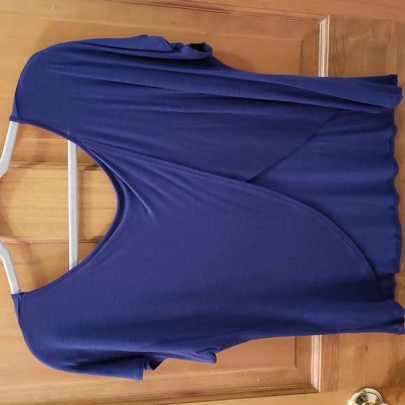 MOSSIMO CROSS BACK TSHIRT Navy Size L - Picture 3 of 5